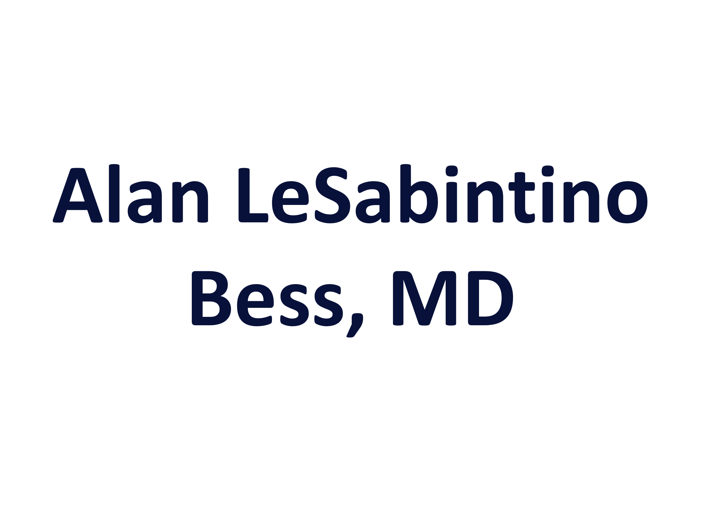Alan L Bess